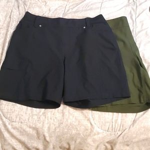 Made for Life black/olive polyester shorts